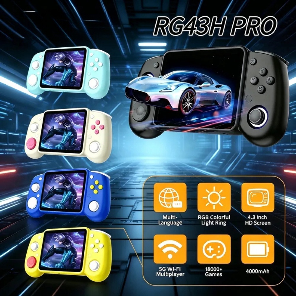 Retro Gaming Games - RG43H Pro Portable Retro Handheld Game