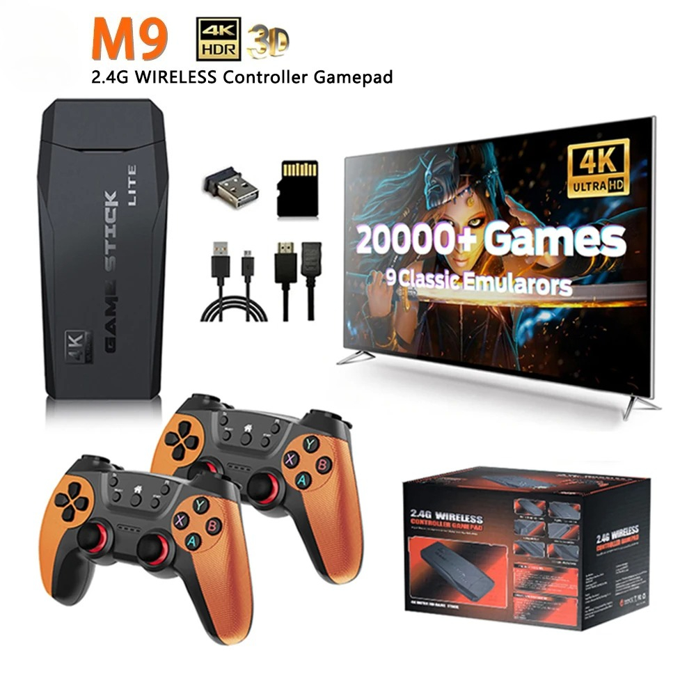 Retro Gaming Mister - M9 Video Game Console 4K 20000