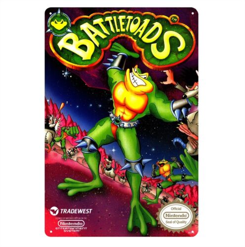Retro Gaming Pictures - Battletoads Nes Retro Video Game Metal