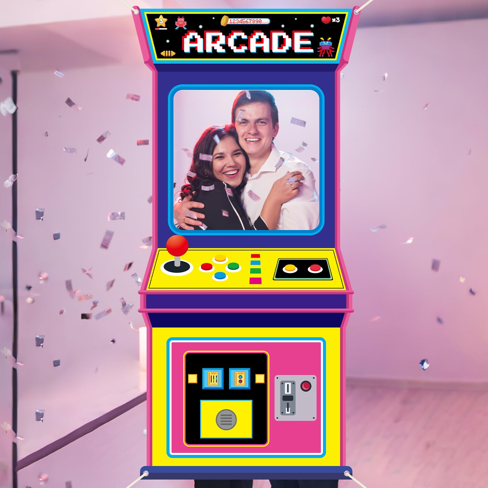 Retro Video Gaming Fabric Arca - Retro Gaming Games 评论和价格