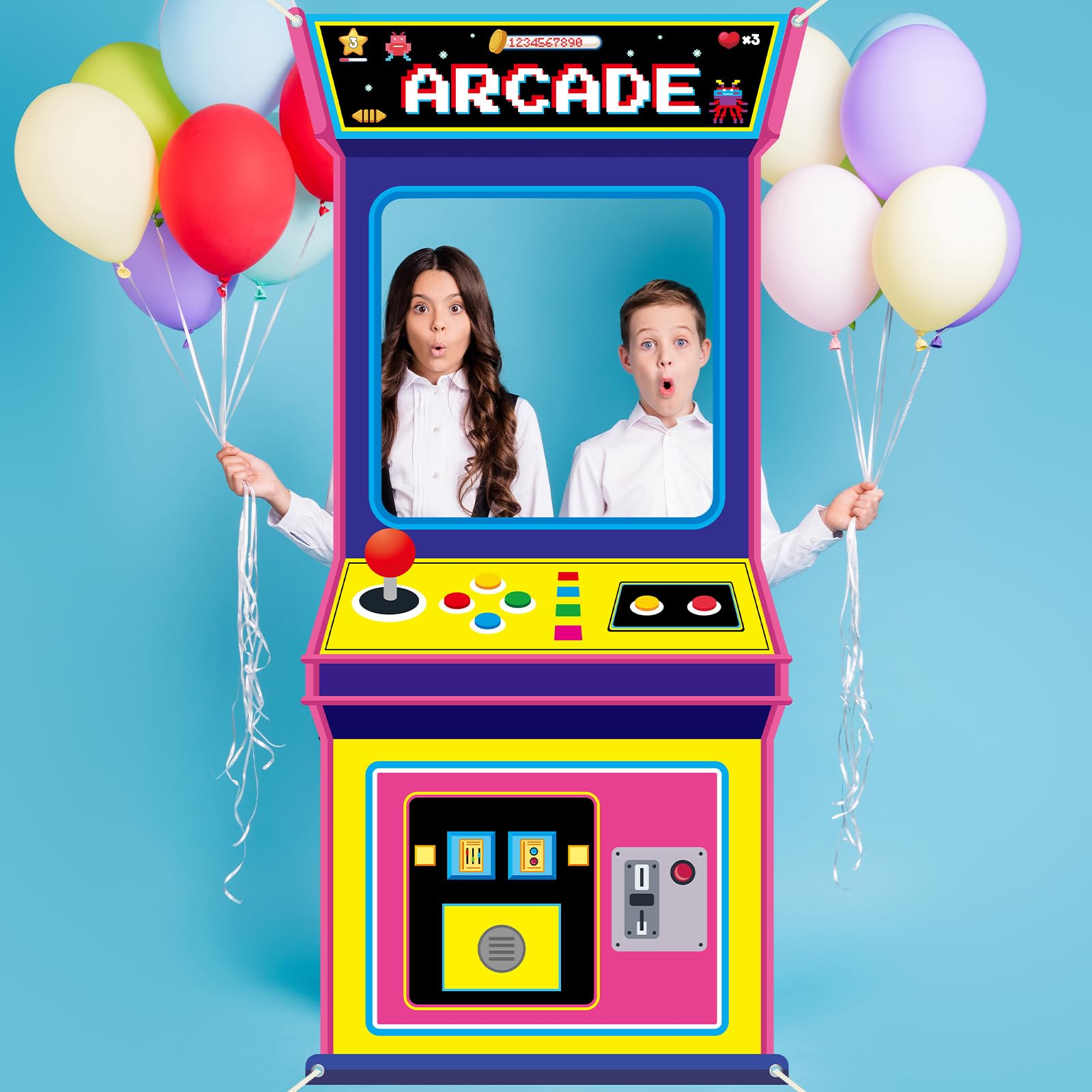 Retro Video Gaming Fabric Arca - Retro Gaming Games 评论和价格