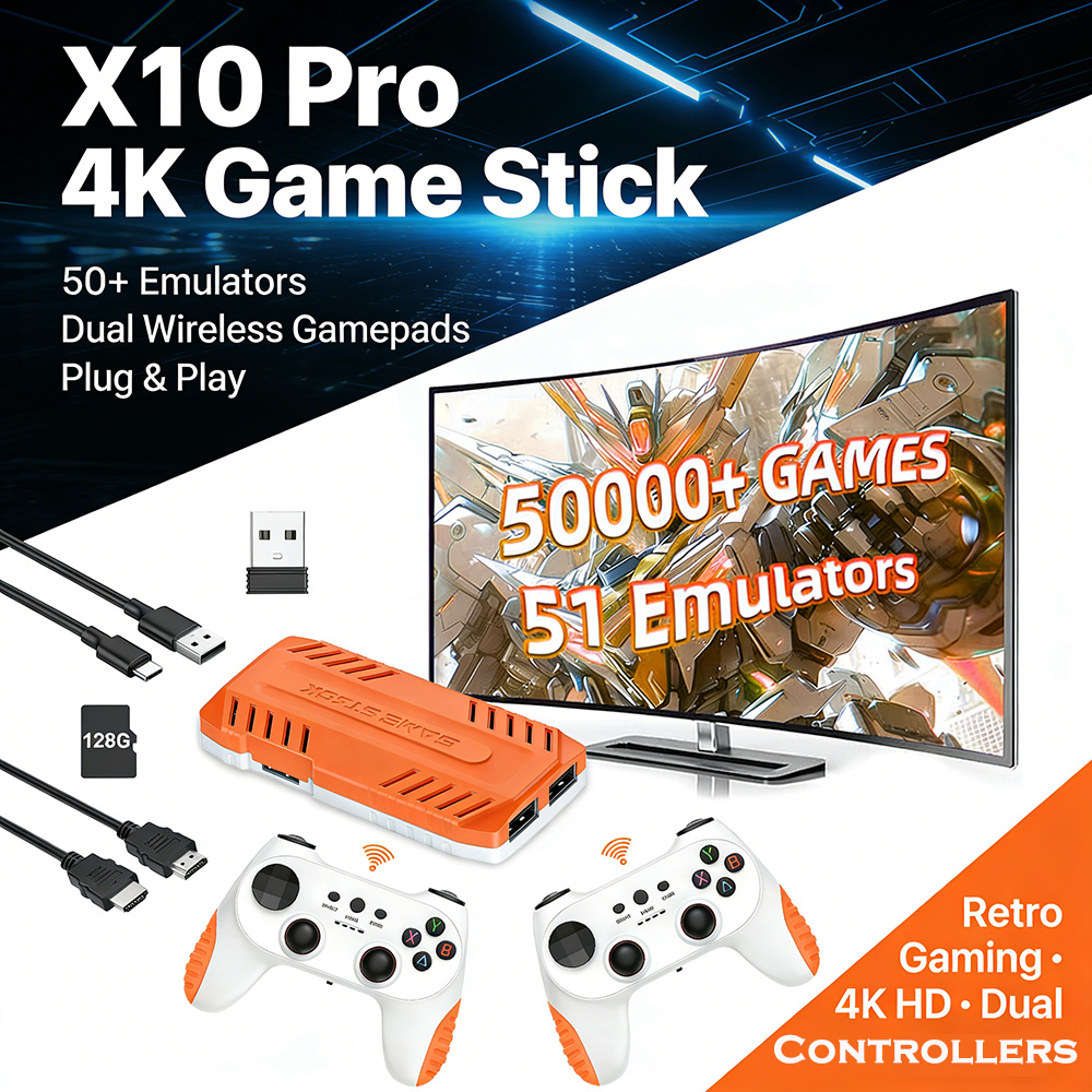 GamePulseX10 Pro 4K Game Stick - Retro Gaming Mister 评论和价格