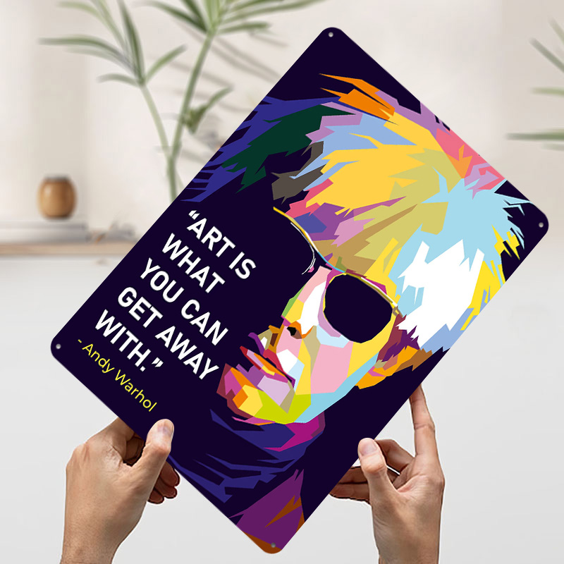 Andy Warhol Quote Poster Custo - Retro Gaming Quotes 评论和价格