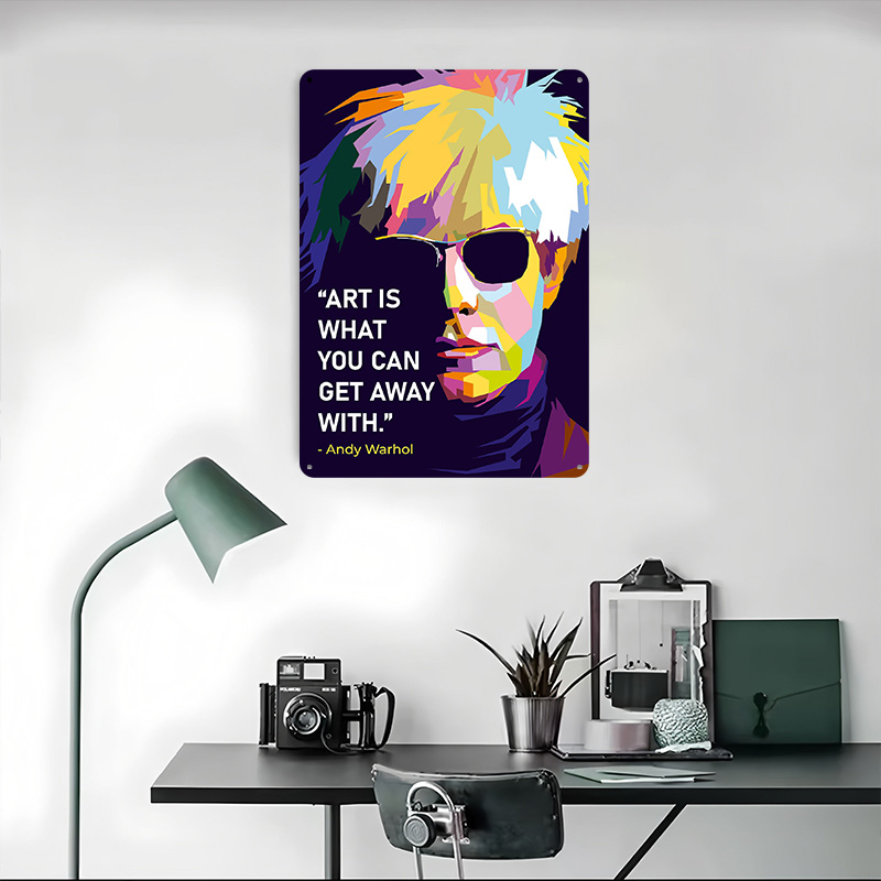 Andy Warhol Quote Poster Custo - Retro Gaming Quotes 评论和价格