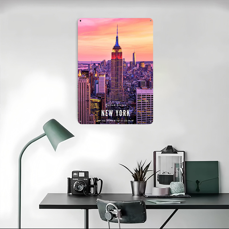 New York City Skyline Poster C - Retro Gaming York 评论和价格
