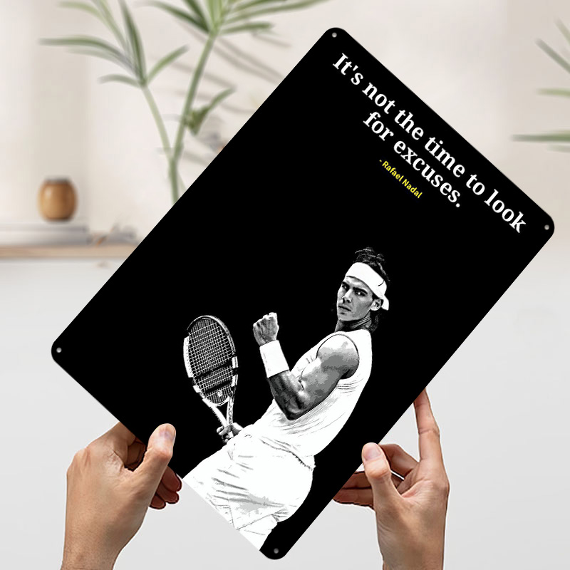Rafael Nadal Quotes Metal Post - Retro Gaming Quotes 评论和价格