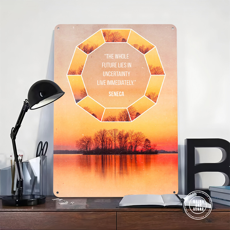 Seneca Quote 4 Printed Poster  - Retro Gaming Quotes 评论和价格