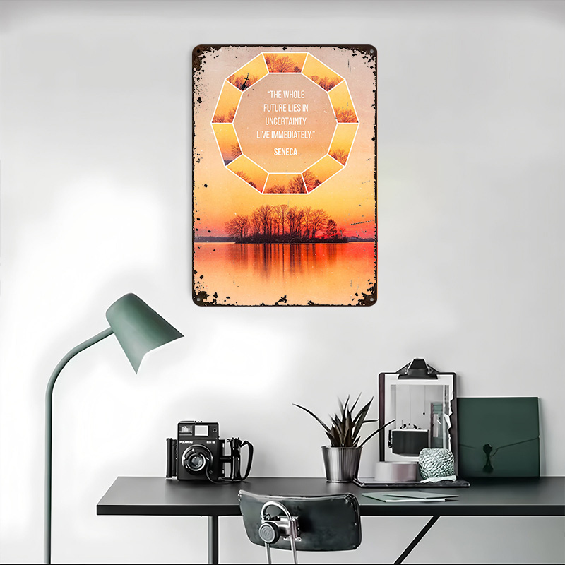 Seneca Quote 4 Printed Poster  - Retro Gaming Quotes 评论和价格