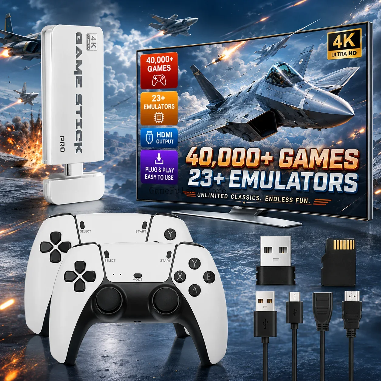 GamePulse M15 Ultra Game Stick - Retro Gaming Game Stick 评论和价格