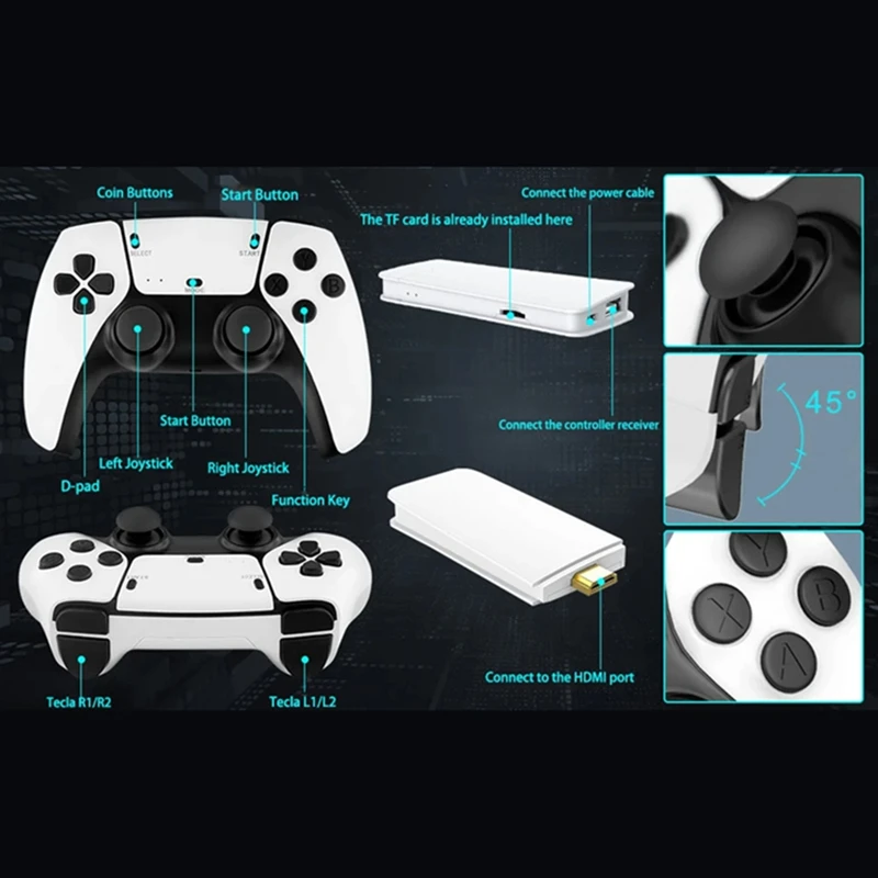 M15 4K TV Game Stick 64GB Buil - Retro Gaming Game Stick 评论和价格