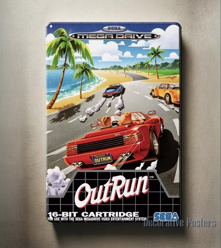 Outrun Mega Drive Retro Video  - Retro Gaming Pictures 评论和价格