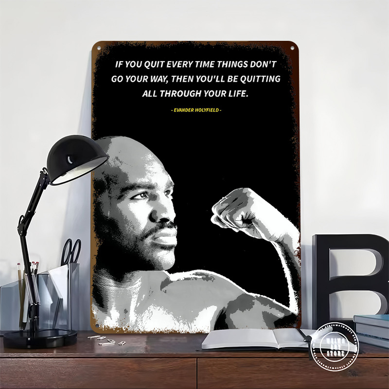 Evander Holyfield Quotes Poste - Retro Gaming Quotes 评论和价格