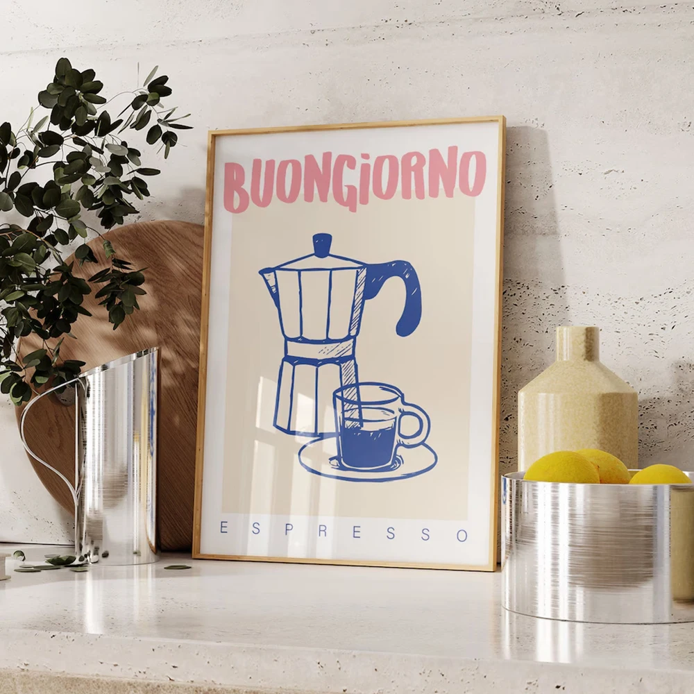 Modern Coffee Espresso Wall Ar - Retro Gaming Pictures 评论和价格