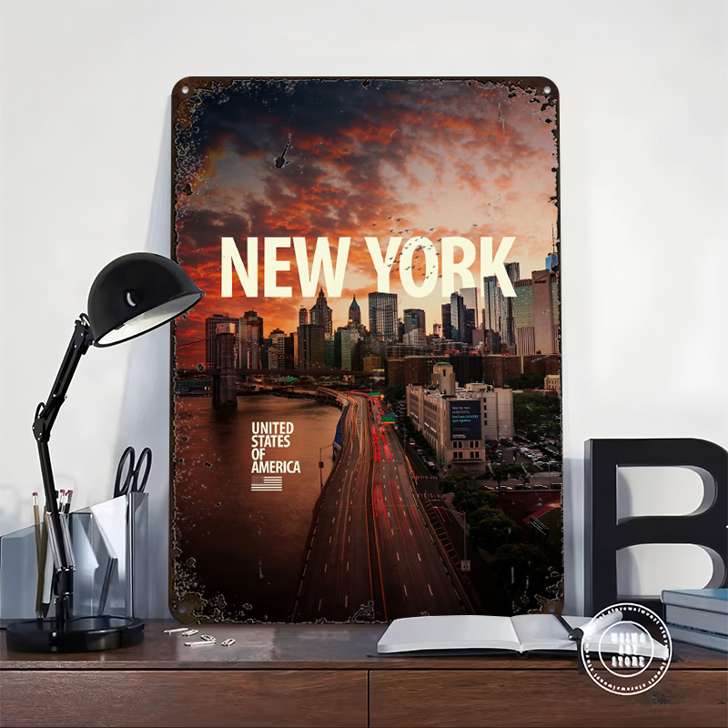 New York City Skyline Printed  - Retro Gaming York 评论和价格