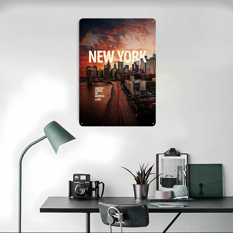 New York City Skyline Printed  - Retro Gaming York 评论和价格