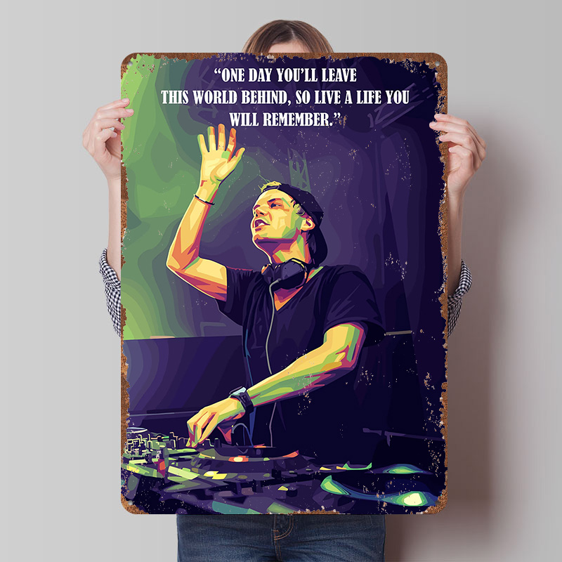 Avicii Quotes Printed Poster C - Retro Gaming Quotes 评论和价格