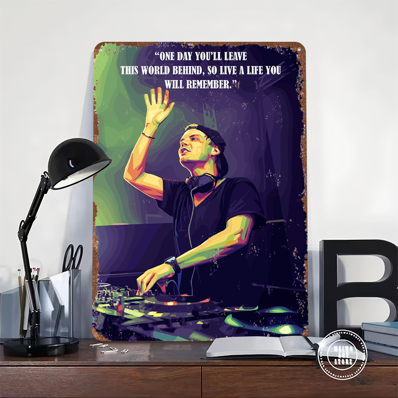 Avicii Quotes Printed Poster C - Retro Gaming Quotes 评论和价格