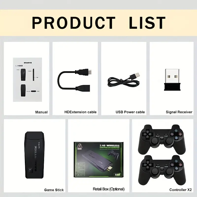 Home Video Game Controller Lit - Retro Gaming Mister 评论和价格