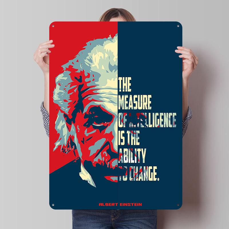 Albert Einstein Quotes Tinplat - Retro Gaming Quotes 评论和价格