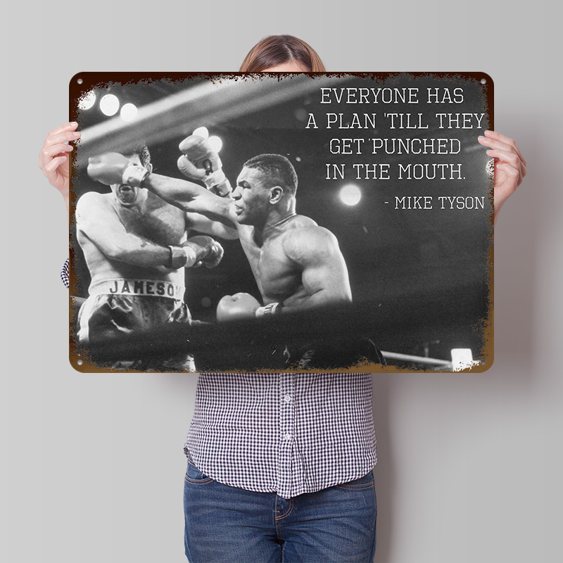 Mike Tyson Quote 3D Texture Me - Retro Gaming Quotes 评论和价格
