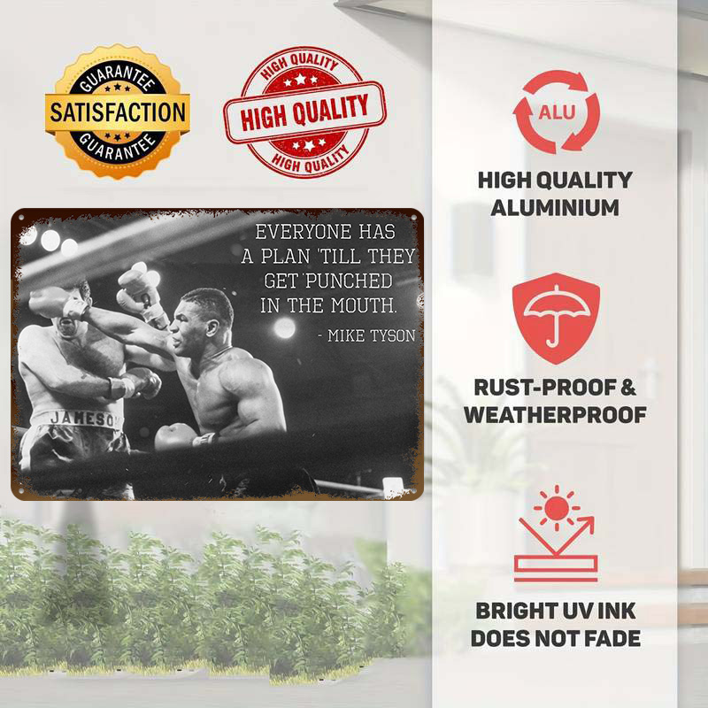 Mike Tyson Quote 3D Texture Me - Retro Gaming Quotes 评论和价格