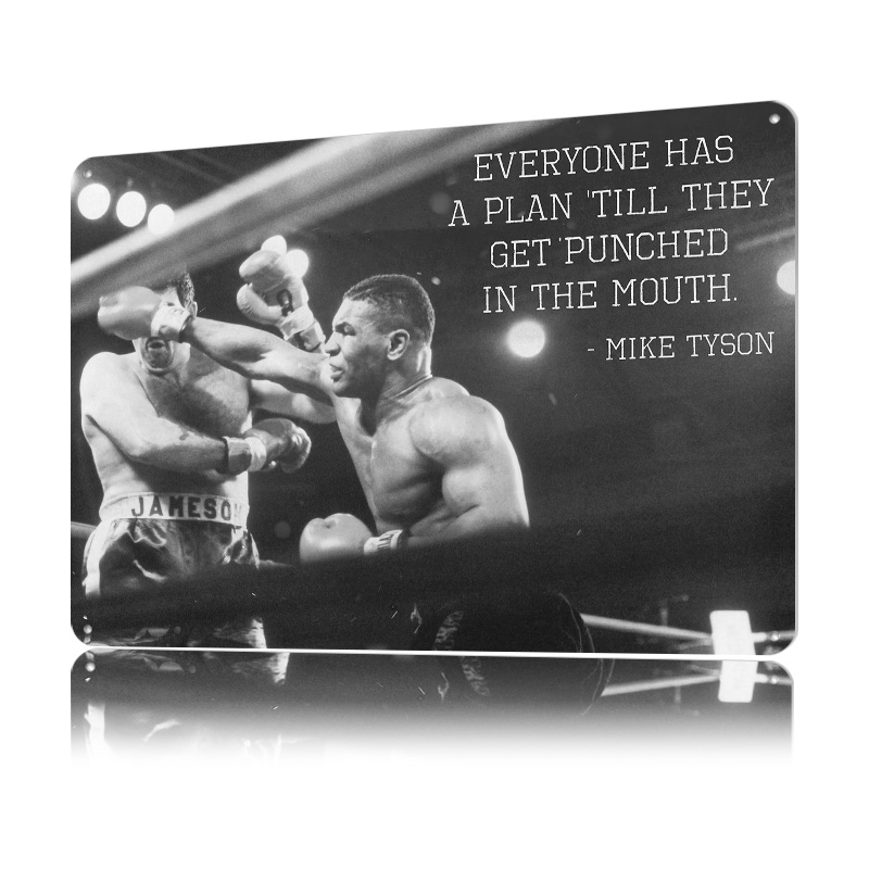 Mike Tyson Quote 3D Texture Me - Retro Gaming Quotes 评论和价格