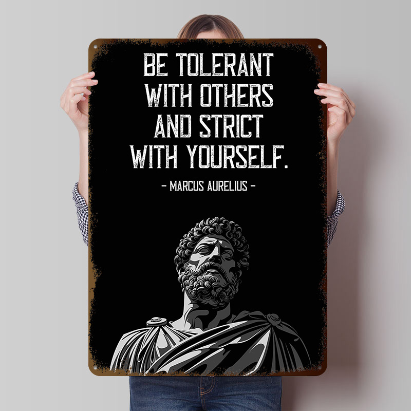 Marcus Aurelius Quote Metal Po - Retro Gaming Quotes 评论和价格
