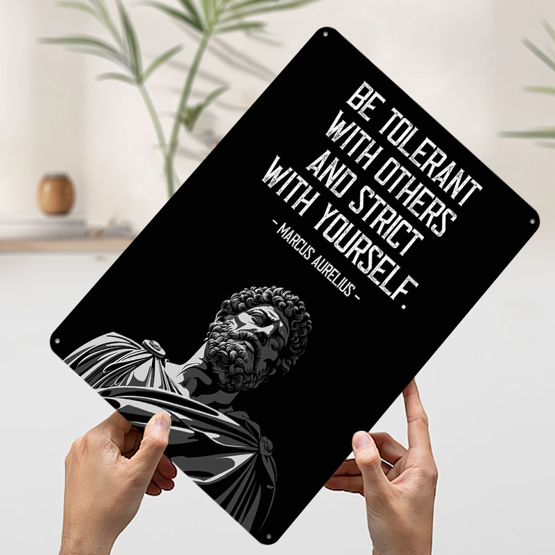 Marcus Aurelius Quote Metal Po - Retro Gaming Quotes 评论和价格
