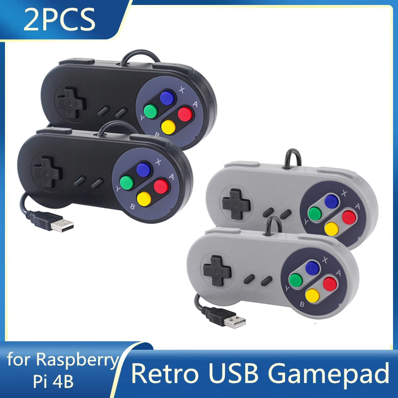 2PCs USB Gamepad Retro Gaming  - Retro Gaming Raspberry Pi 评论和价格