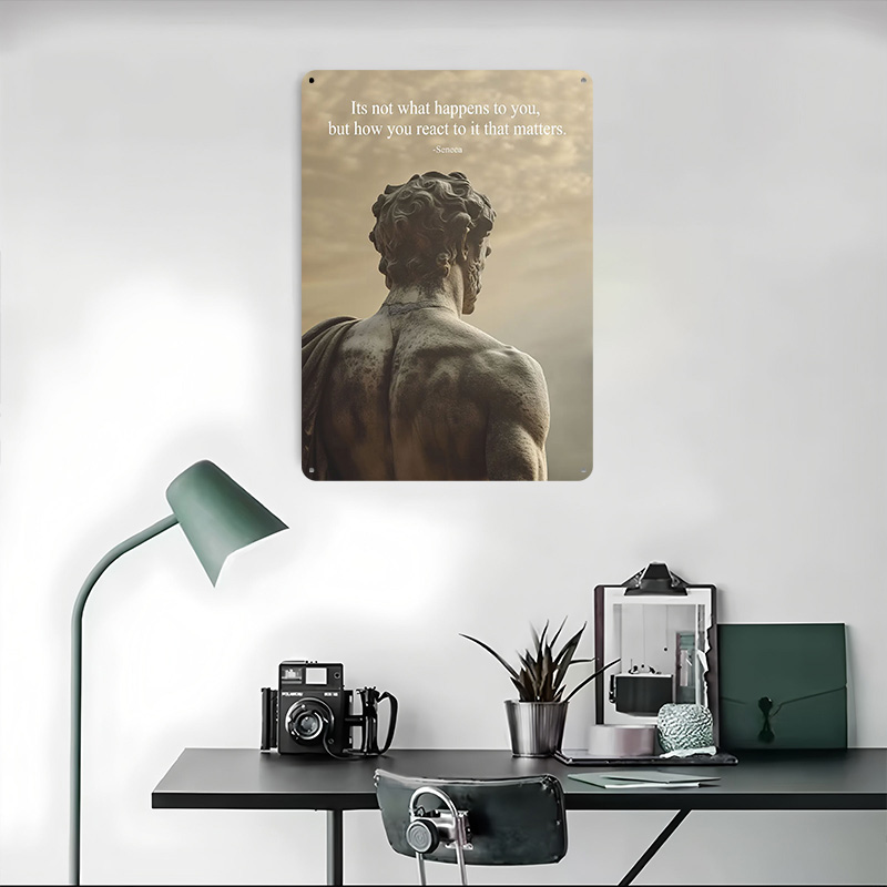 Seneca Stoic Quote Tinplate Po - Retro Gaming Quotes 评论和价格