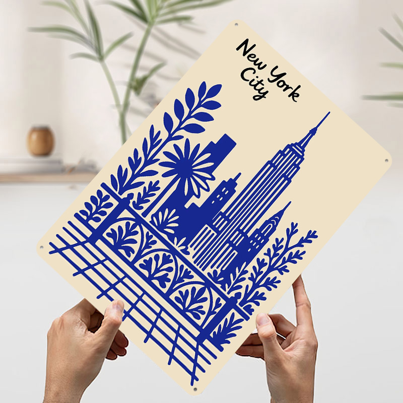 New York City Blue Poster Cust - Retro Gaming York 评论和价格