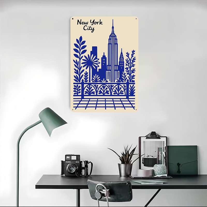 New York City Blue Poster Cust - Retro Gaming York 评论和价格