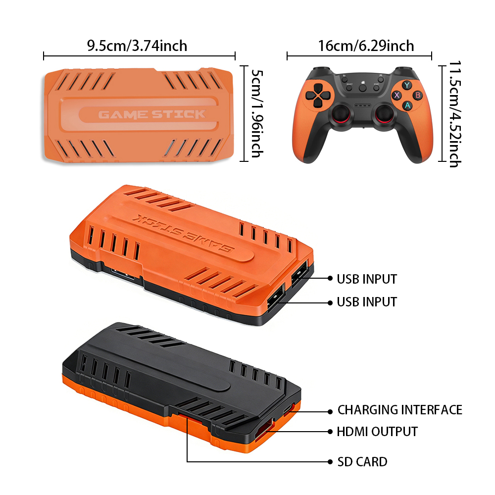 New X10 Pro Retro Gaming Conso - Retro Gaming Game Stick 评论和价格