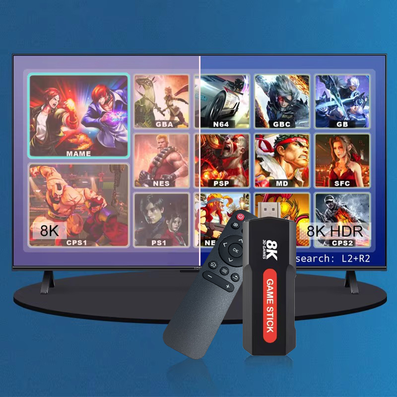 X2 Game Stick HD 4K 8K 3D Cons - Retro Gaming Game Stick 评论和价格