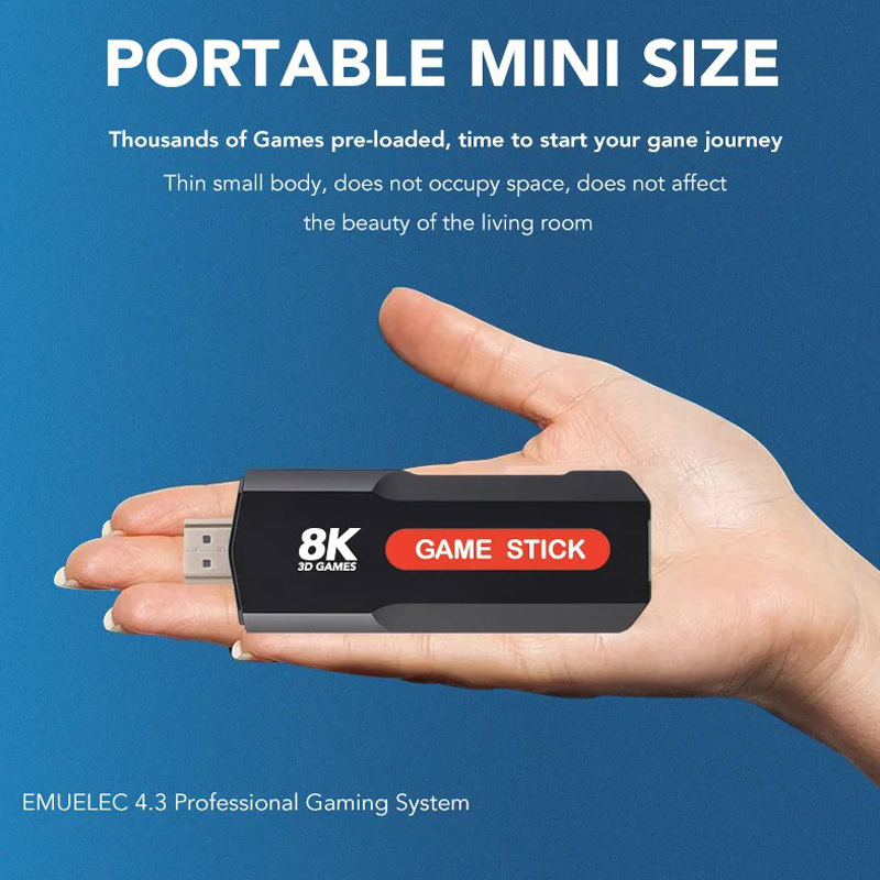 X2 Game Stick HD 4K 8K 3D Cons - Retro Gaming Game Stick 评论和价格