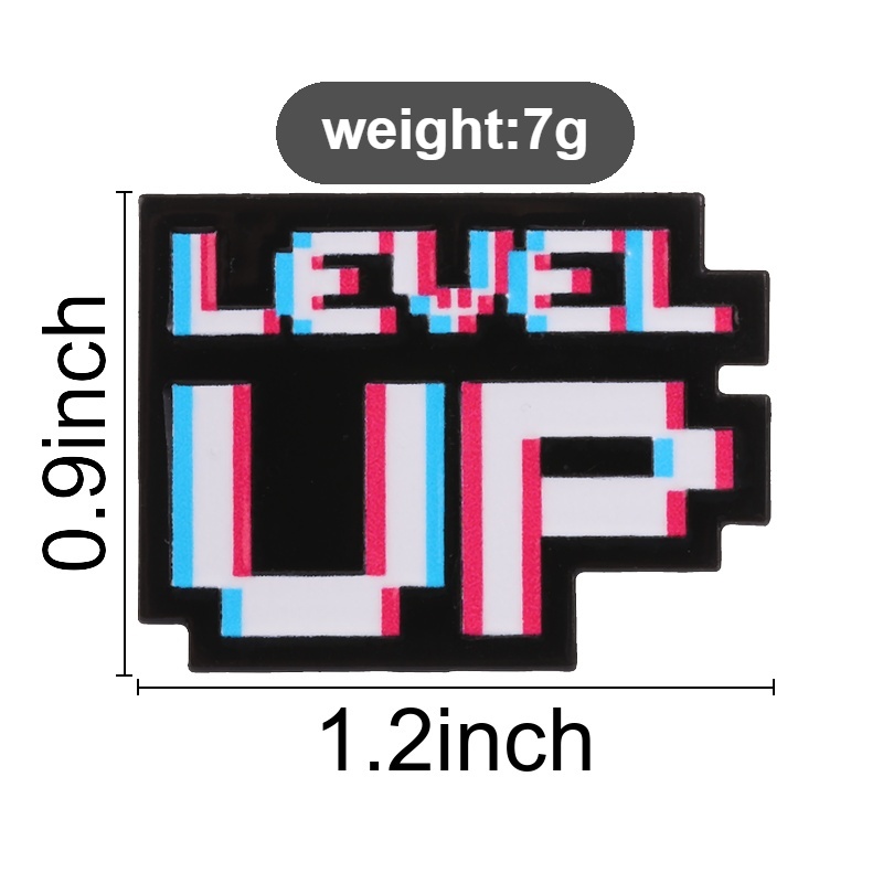 Level Up Glitch Pixel Badge Re - Retro Gaming Games 评论和价格