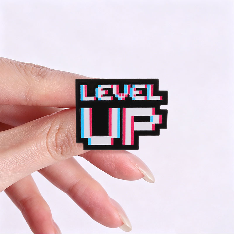 Level Up Glitch Pixel Badge Re - Retro Gaming Games 评论和价格