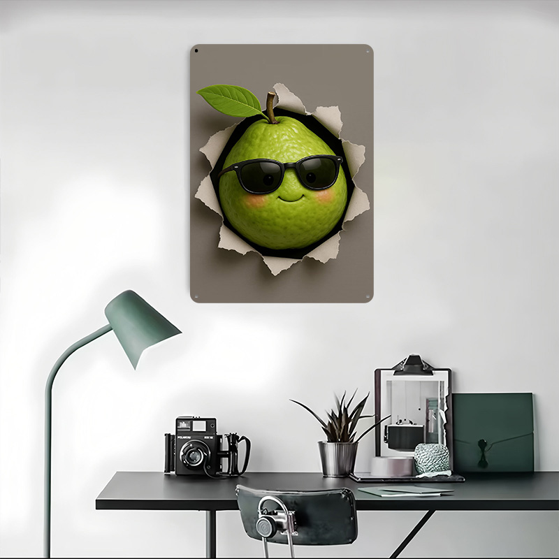 Cool Pear Bursting Through Pap - Retro Gaming Wallpaper 评论和价格