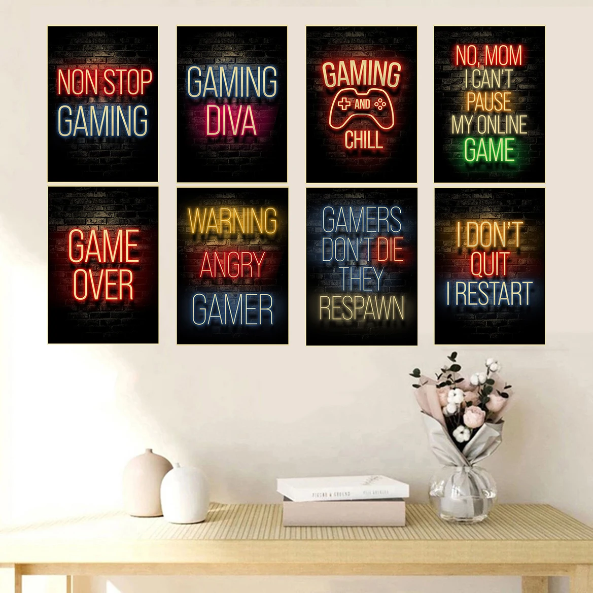 Gaming Posters Game Retro Kraf - Retro Gaming Wallpaper 评论和价格